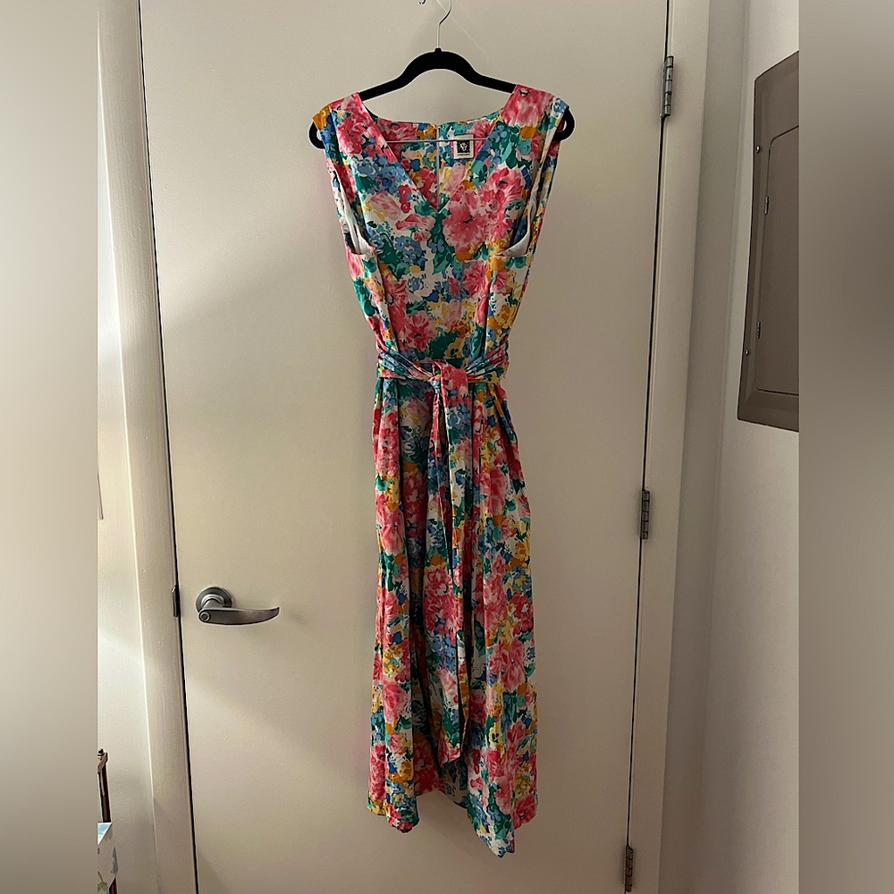 Anne Klein Floral Dress- XL